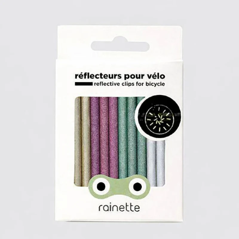 Réflecteurs pour rayon de vélo Rainette 80 mm - 12 pièces