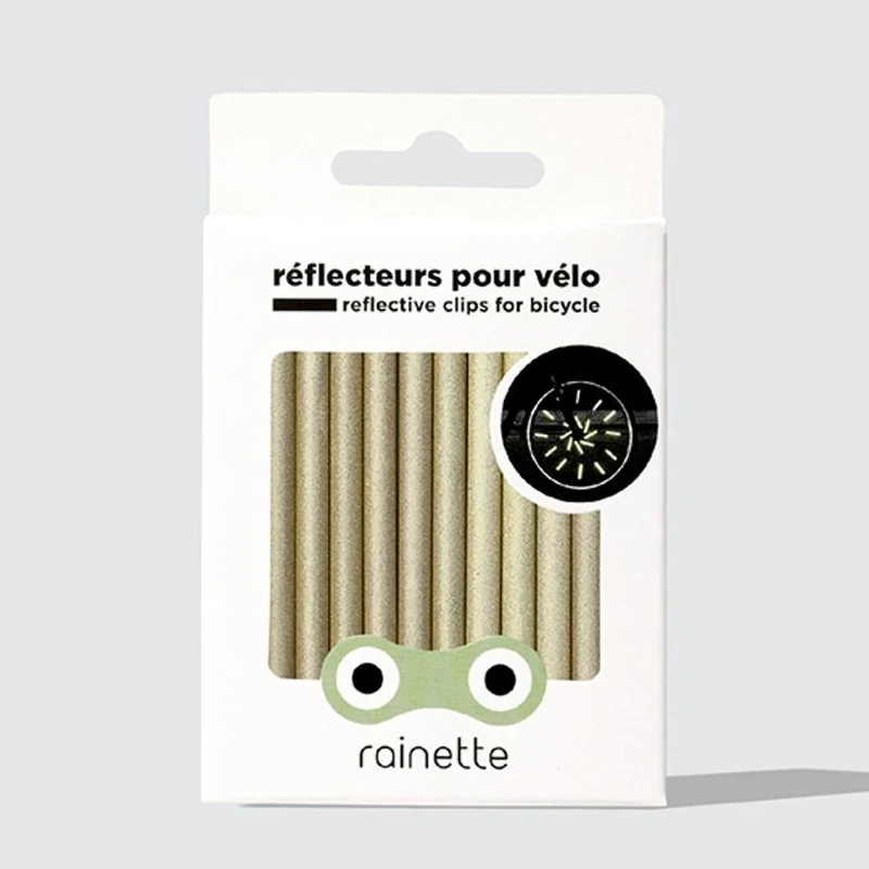 Réflecteurs pour rayon de vélo Rainette 80 mm - 12 pièces