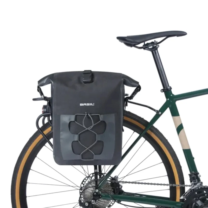 Sacoche Basil Navigator imperméable 14L pour porte-bagages MIK Studs