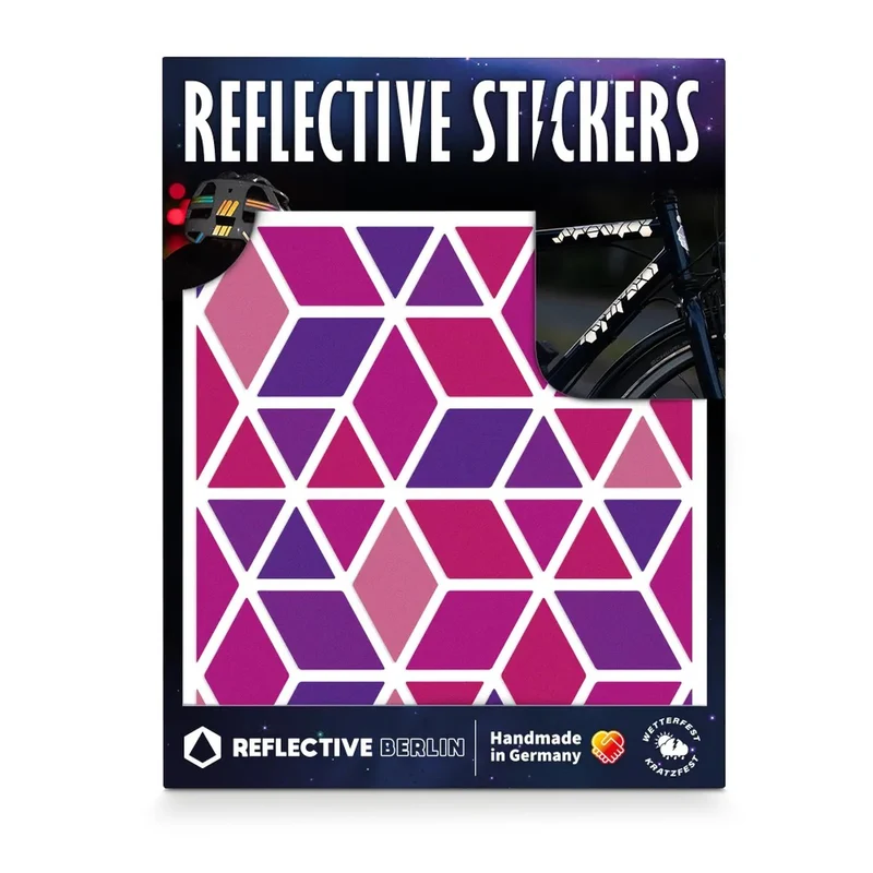 Stickers réfléchissants REFLECTIVE Berlin pour vélo et casque