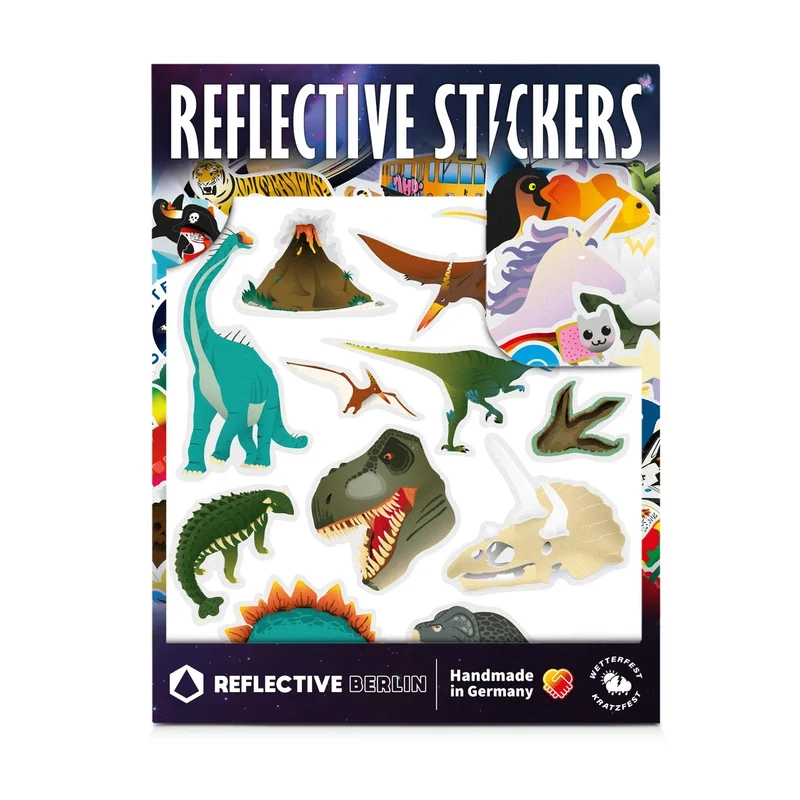Stickers réfléchissants REFLECTIVE Berlin pour vélo et casque