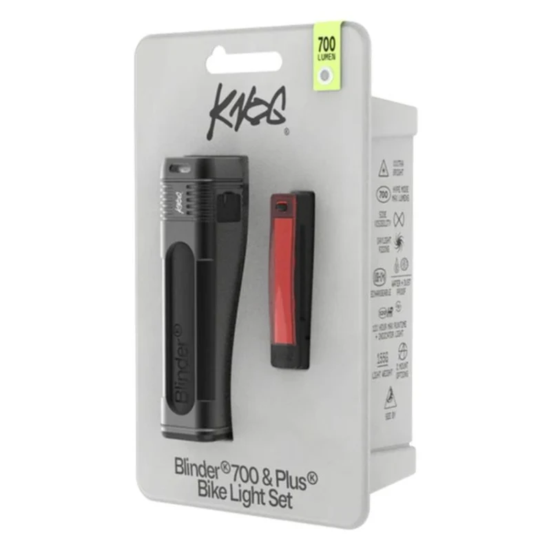 Kit d'éclairage LED vélo Knog Blinder Pro 700 / Plus Rear noir