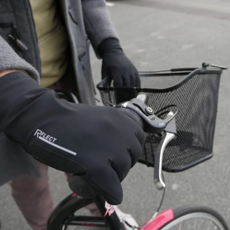 Gants vélo d’hiver tactiles 500 R FLECT