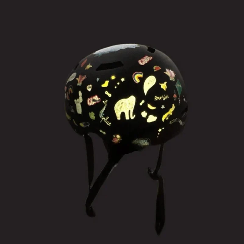 Stickers réfléchissants pour vélo et casque Rainette - animaux, fun, & food