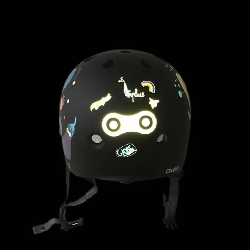 Stickers réfléchissants pour vélo et casque Rainette - animaux, fun, & food