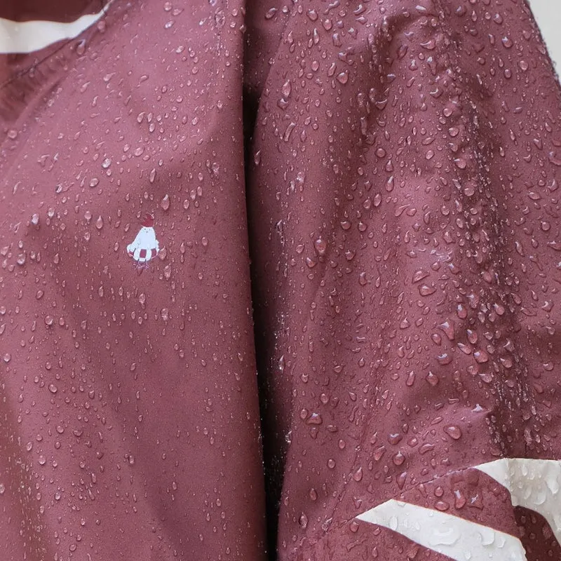 Poncho de pluie court Poule Party adulte Chocolate Zebra