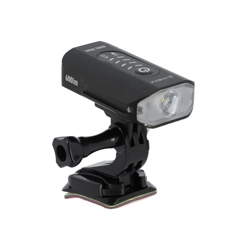 Eclairage avant et arrière pour casque vélo Kheax Rigel Dual 600 Lumens