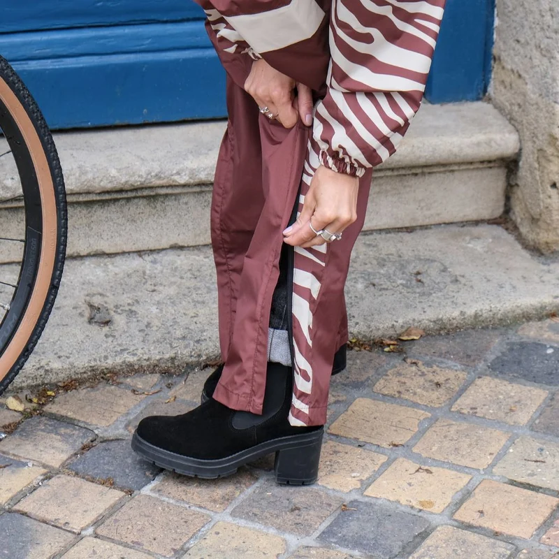 Pantalon de pluie Poule Party adulte Chocolate Zebra