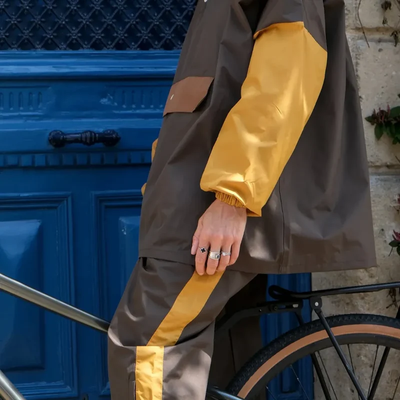 Pantalon de pluie Poule Party adulte kaki