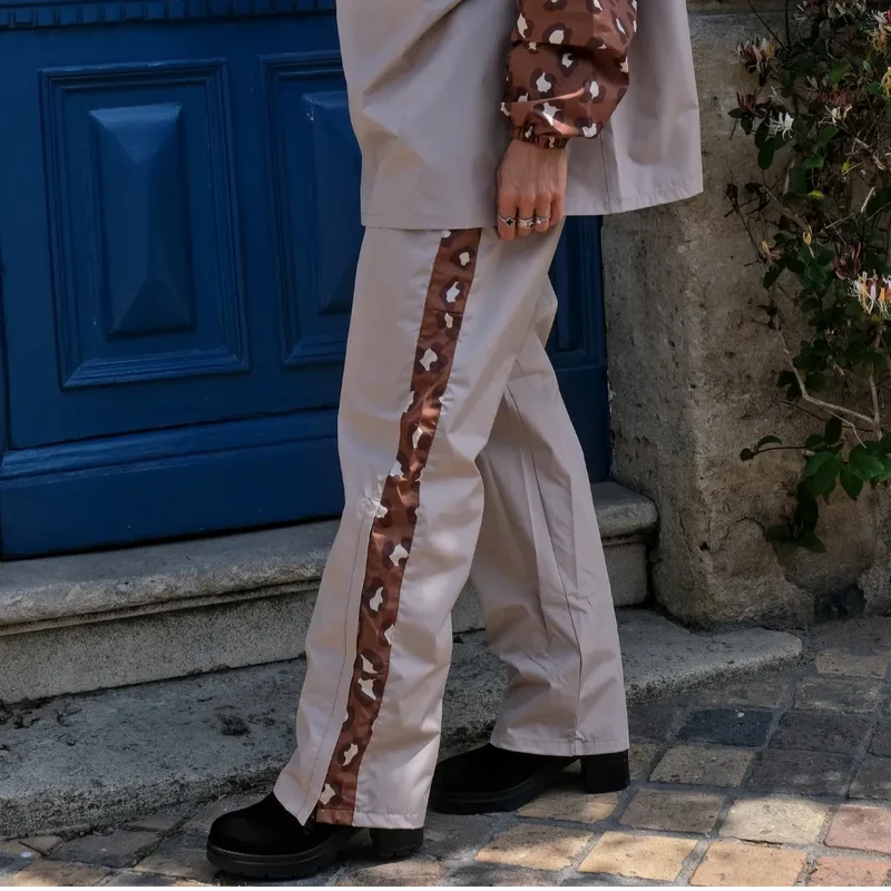 Pantalon de pluie vélo Poule Party adulte Léopard