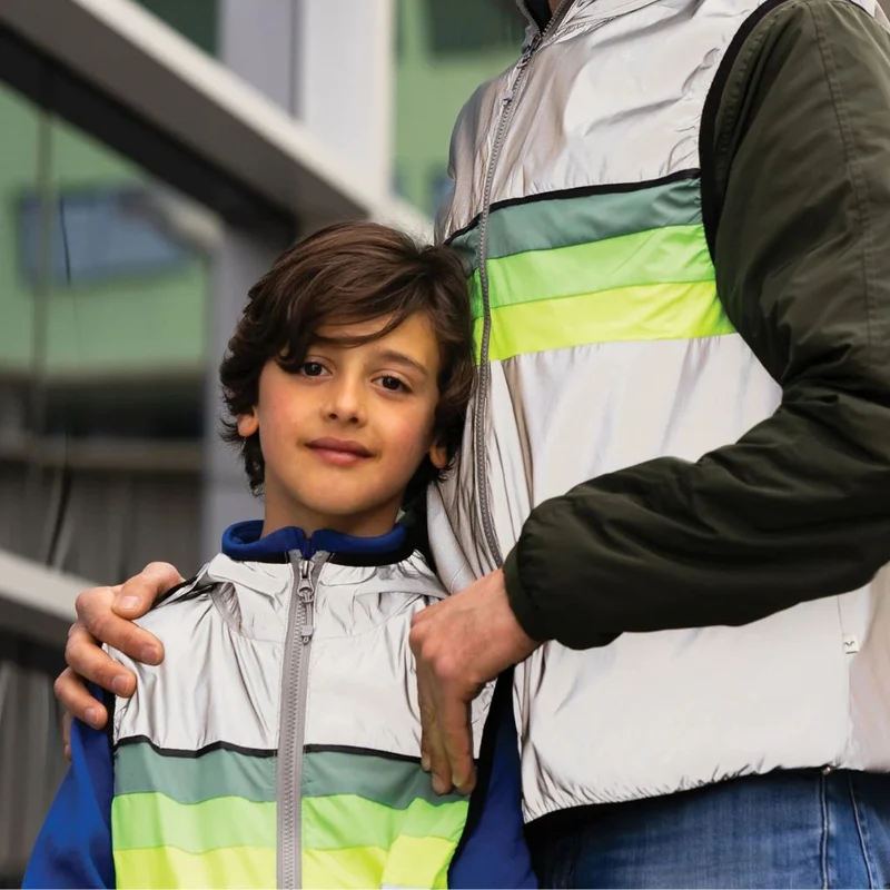 Gilet vélo réfléchissant enfant GoFluo North