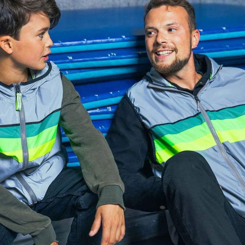 Gilet vélo réfléchissant enfant GoFluo North