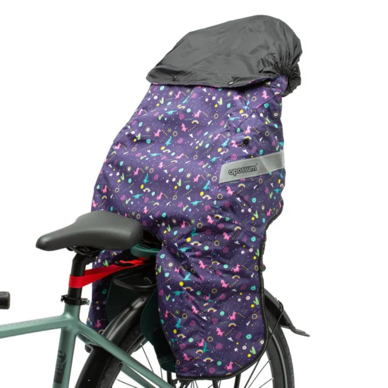 Coque thermique vélo Opossum Magic sur siège arrière Tucano Urbano