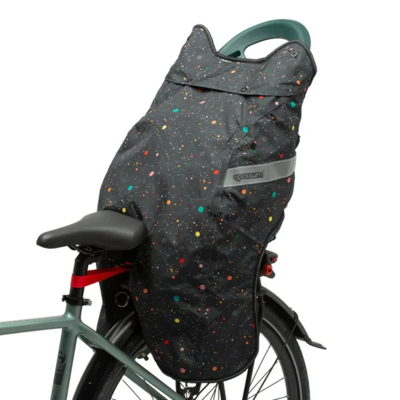 Coque thermique vélo Opossum Magic sur siège arrière Tucano Urbano