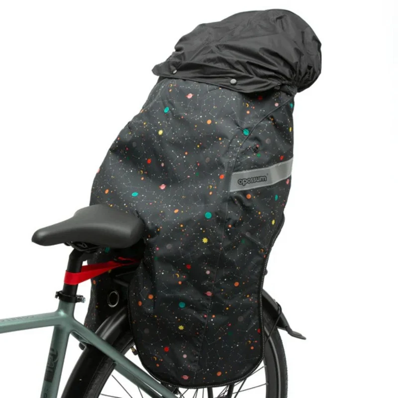 Coque thermique vélo Opossum Magic sur siège arrière Tucano Urbano