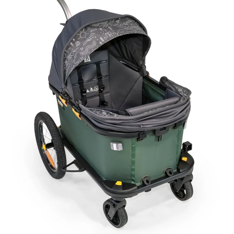 Kit siège enfant et pare-soleil pour chariot Hopper Burley