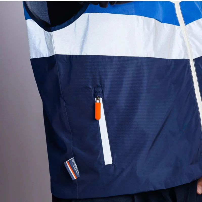 Gilet réfléchissant imperméable Le Temps des Grenouilles