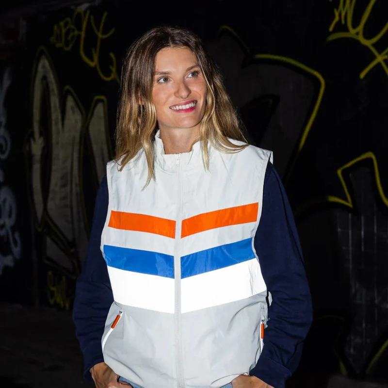 Gilet réfléchissant imperméable Le Temps des Grenouilles