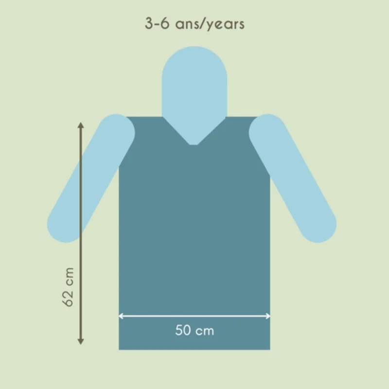 Poncho de pluie Poule Party adulte ou enfant Ash Blue