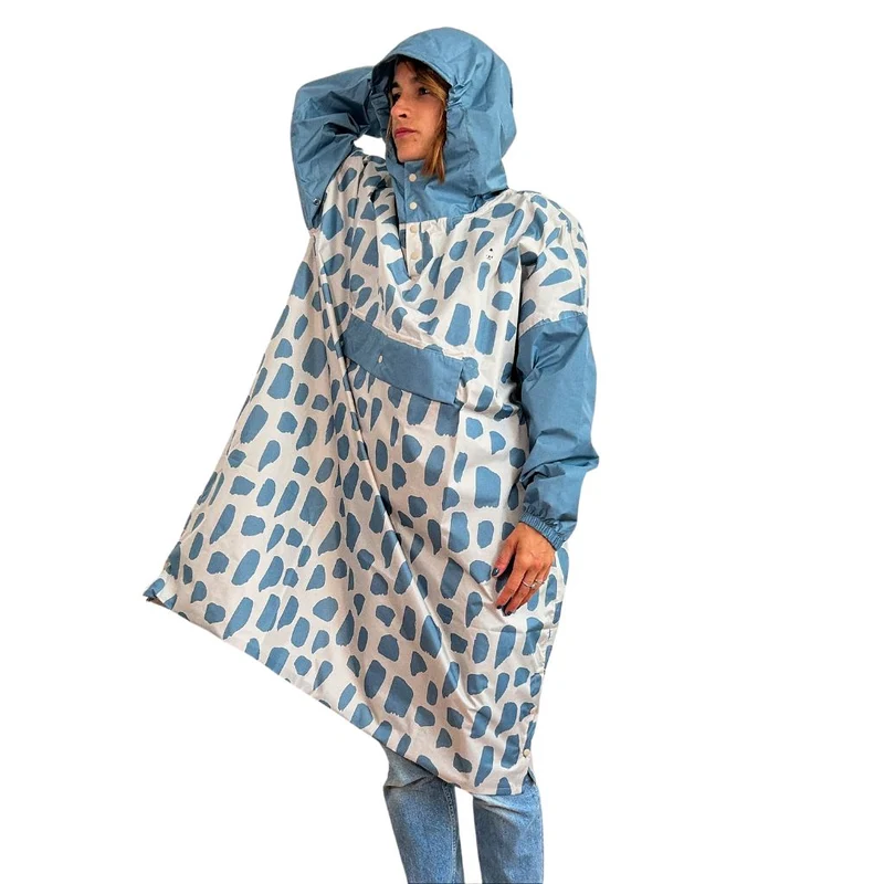 Poncho de pluie Poule Party adulte ou enfant Icy Blue