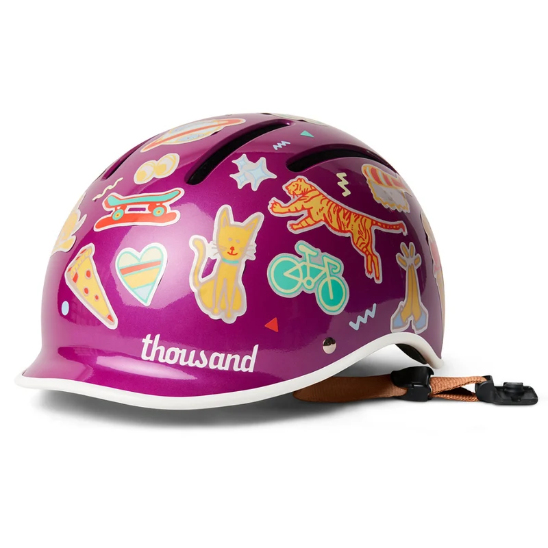 Casque vélo enfant Thousand Jr avec autocollants