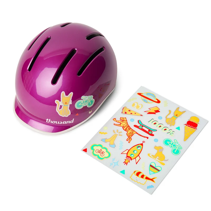 Casque vélo enfant Thousand Jr avec autocollants