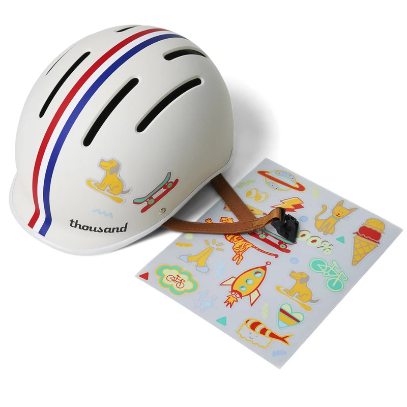 Casque vélo enfant Thousand Jr avec autocollants