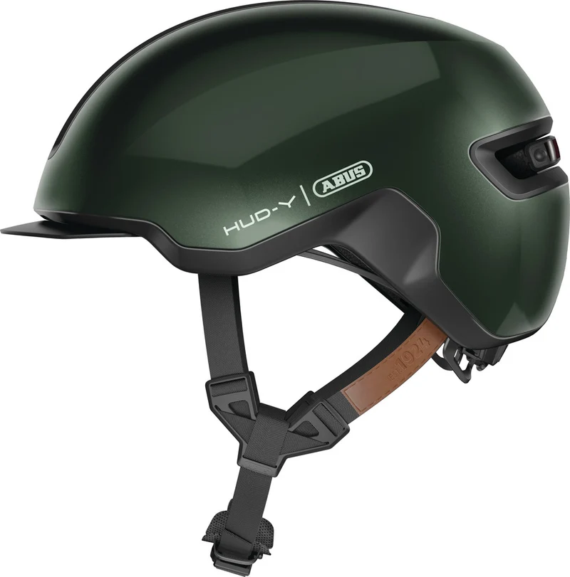 Casque Abus HUD-Y avec feu pour vélo