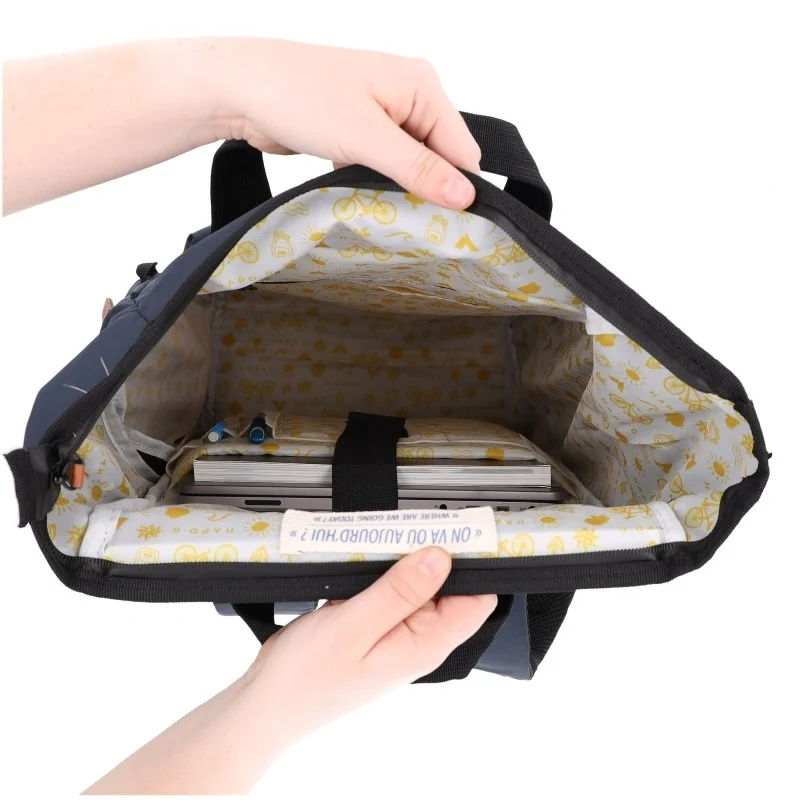 Sacoche convertible sac à dos Hapo-G roll-top 22L