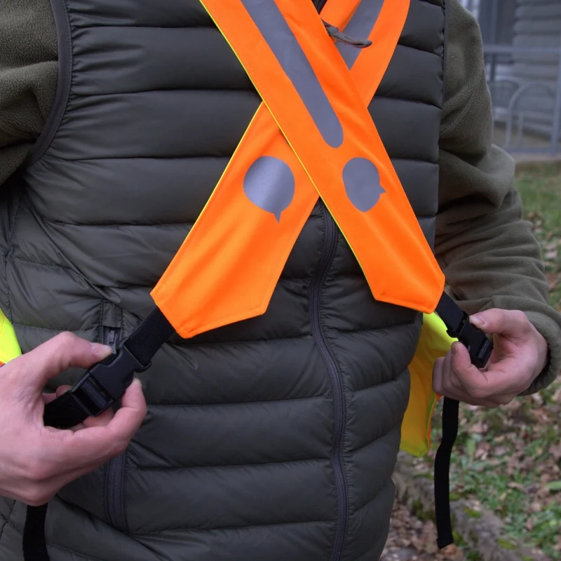 gilet fluo vélo kid Vasi Lzocel Vasimimile