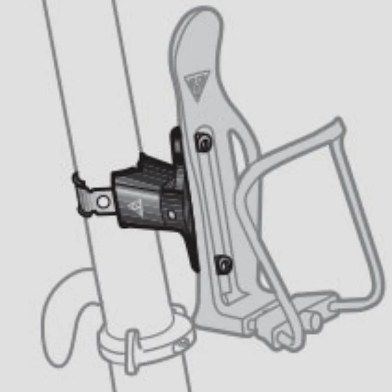 Fixation pour porte-bidon supplémentaire Topeak Cagemount