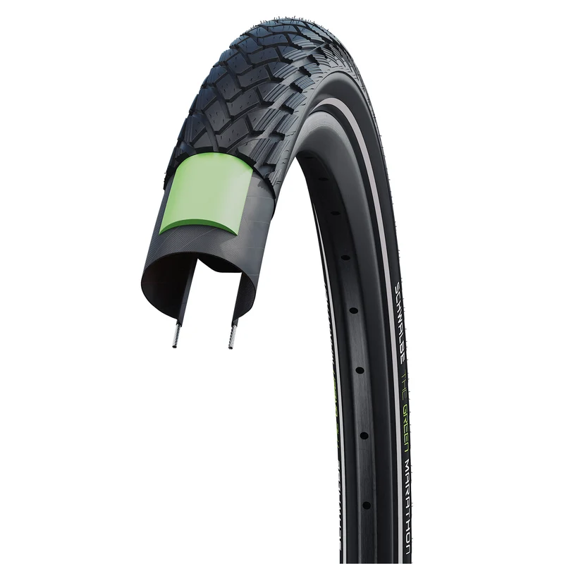 Pneu vélo ville Schwalbe Green Marathon TwinSkin GreenGuard