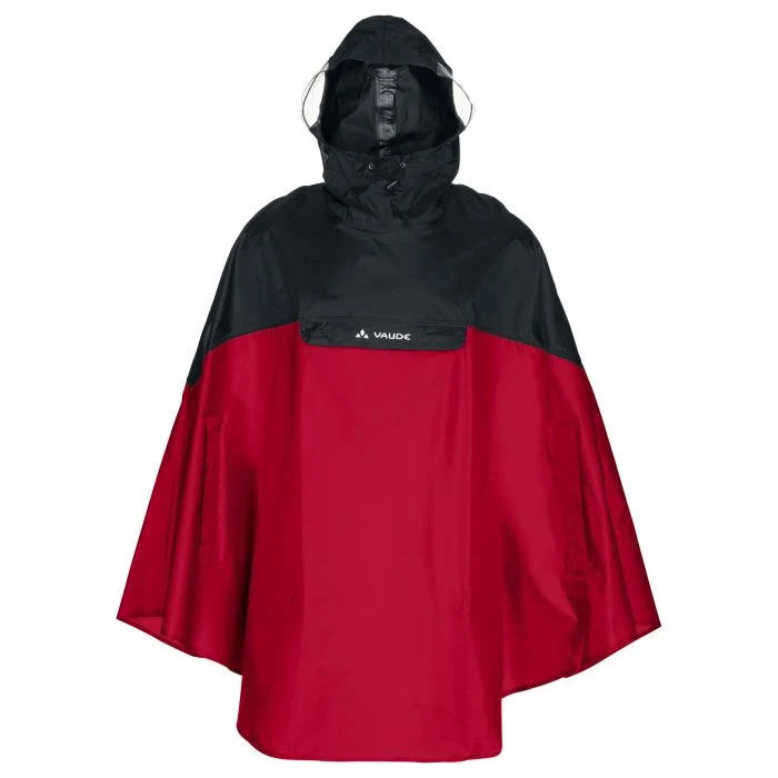 Poncho cycliste jaune avec visières latérales Covero II Vaude