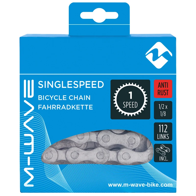 Chaine vélo 116 maillons à attache-rapide pour 11V M-Wave