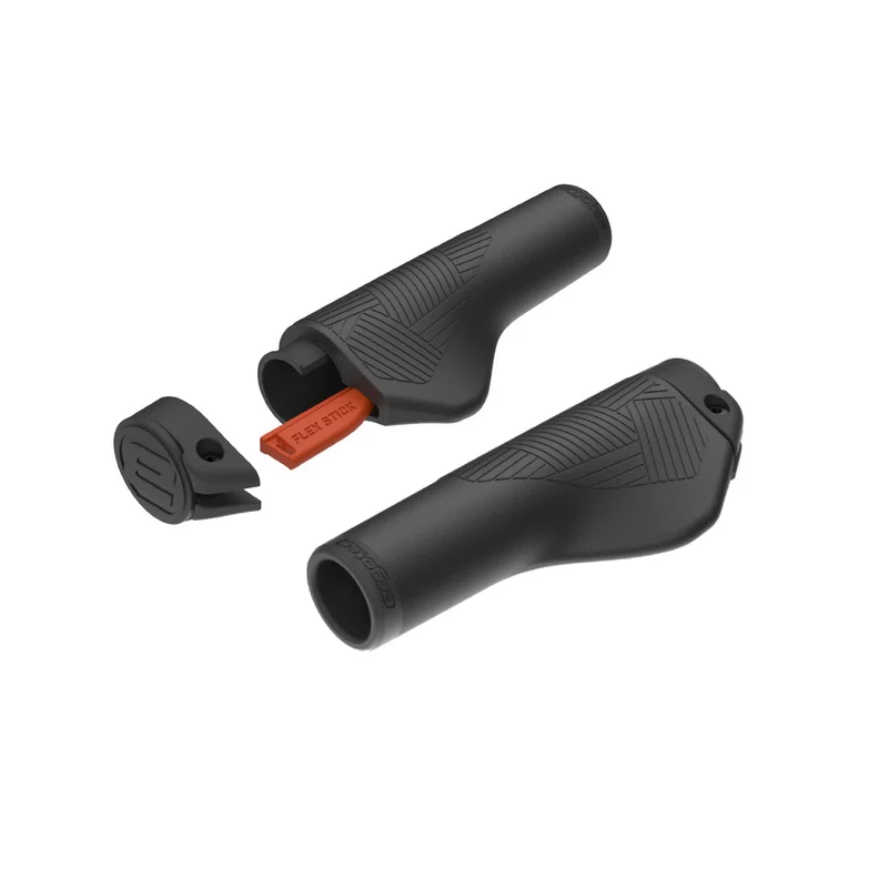 Poignées vélo ergonomiques avec réglage de souplesse EG Active Flex Ergotec