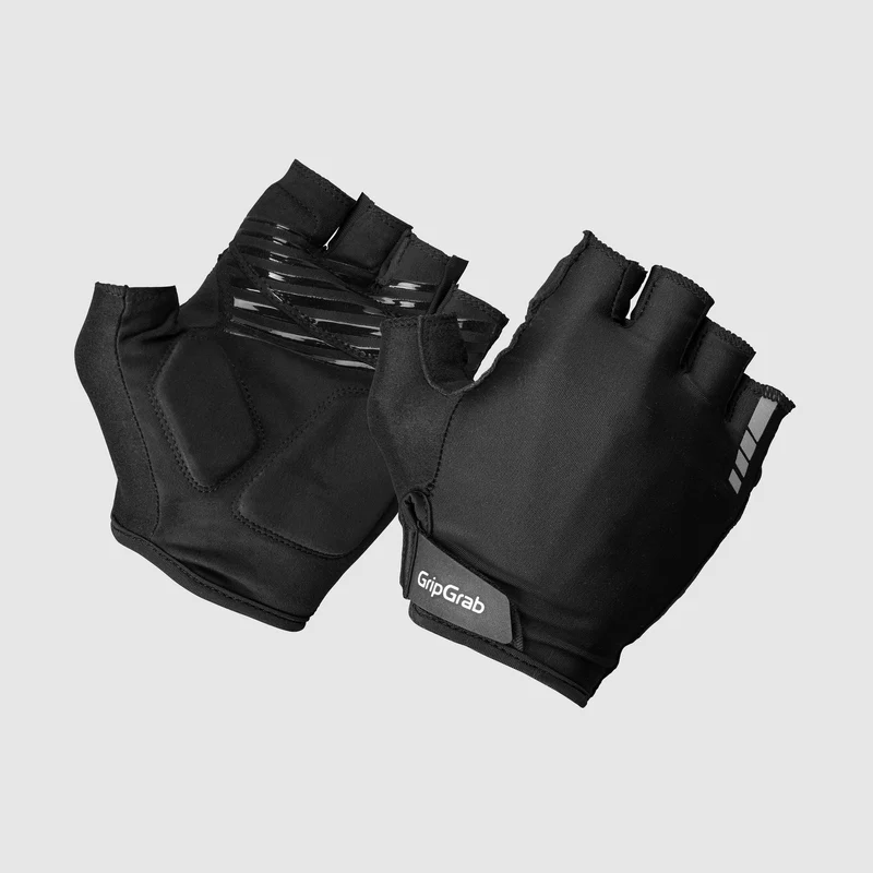 Mitaines vélo à paume rembourrée unisexes GripGrab RIDE noires