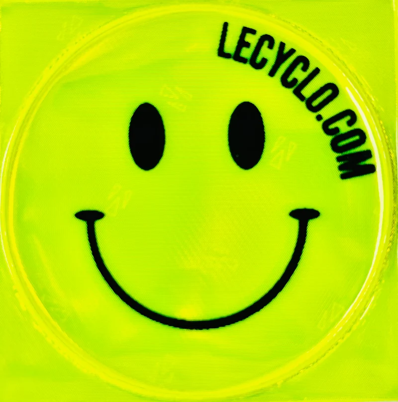 Goodie - Sticker réfléchissant Smiley LECYCLO