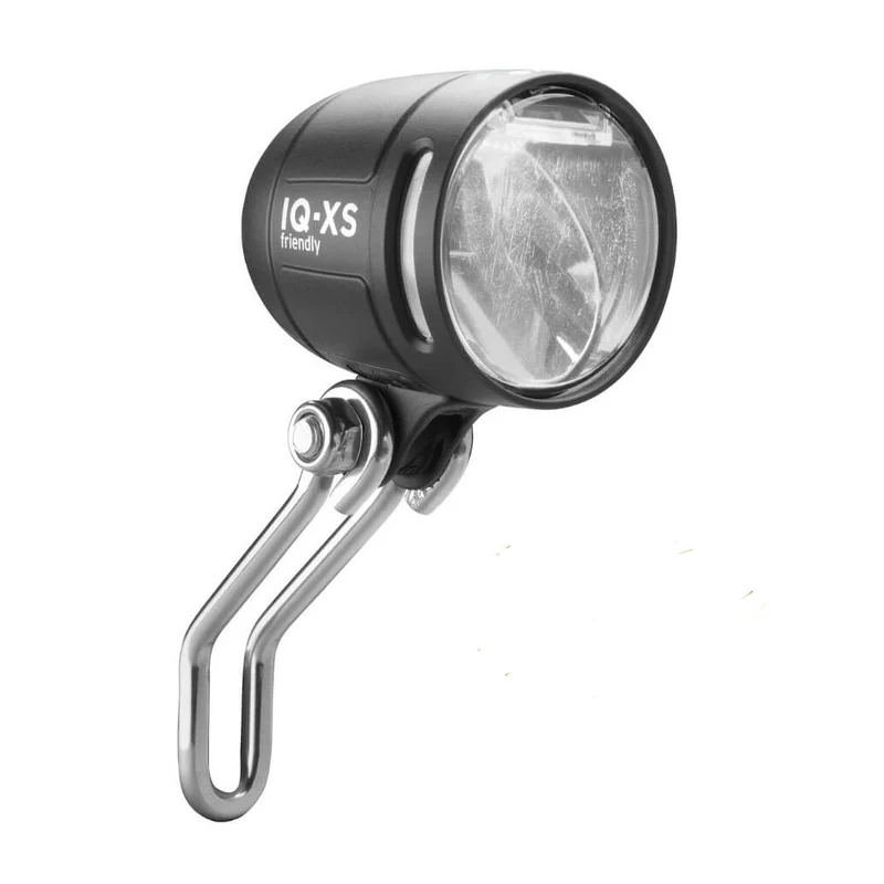 Eclairage E-bike avant 80 lux IQ-XS E eco-friendly noir Busch and Muller
