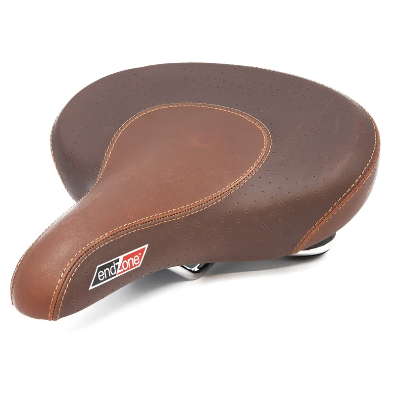 Selle de vélo rétro Cruiser grand confort marron