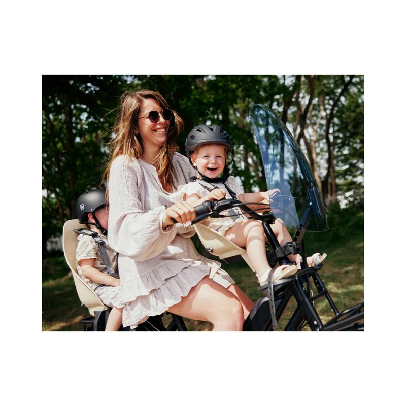 Siège vélo enfant arrière sur tube de selle Urban Iki Bio Momigara
