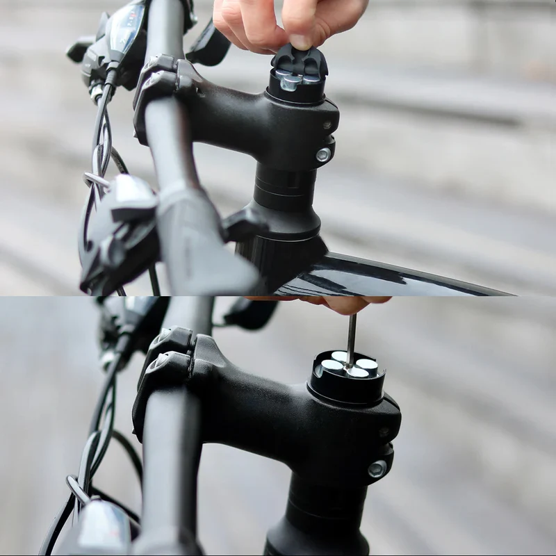 Support aimanté pour smartphone sur fourche vélo Shapeheart