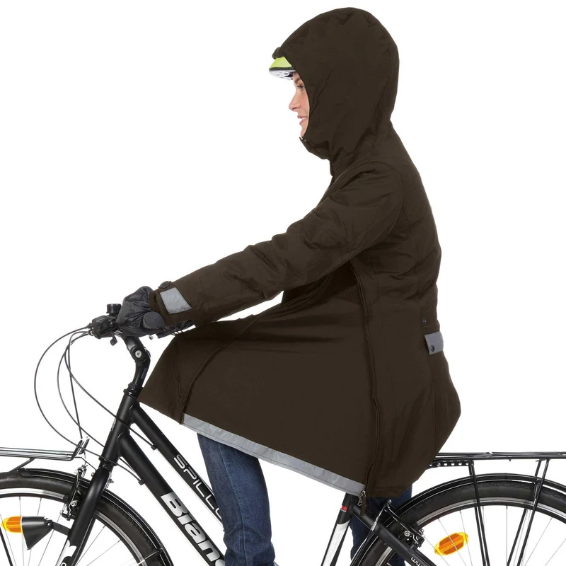 Parka vélo femme 2 en 1 Magic Lady Tucano Urbano kaki