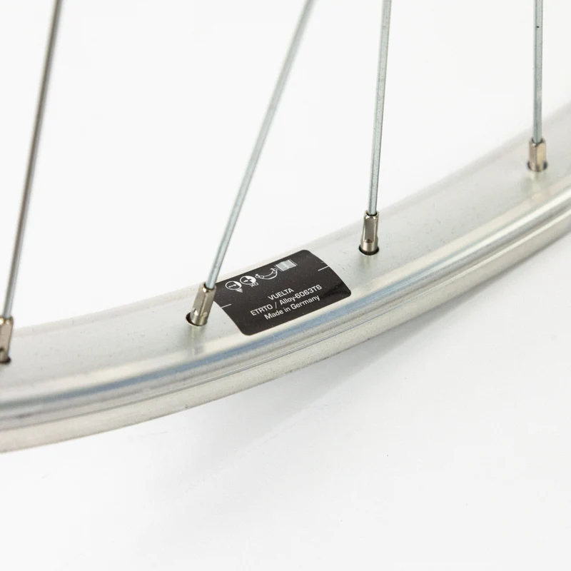 Roue vélo avant 26 pouces simple paroi axe à écrous