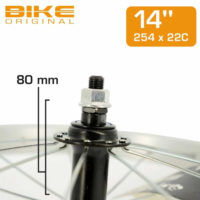 Roue de vélo enfant 14 pouces avant