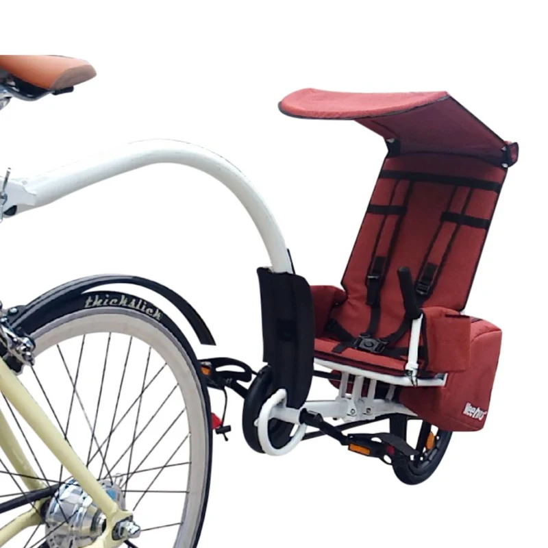 Remorque vélo enfant avec pédales et sacoches Thrill Weehoo