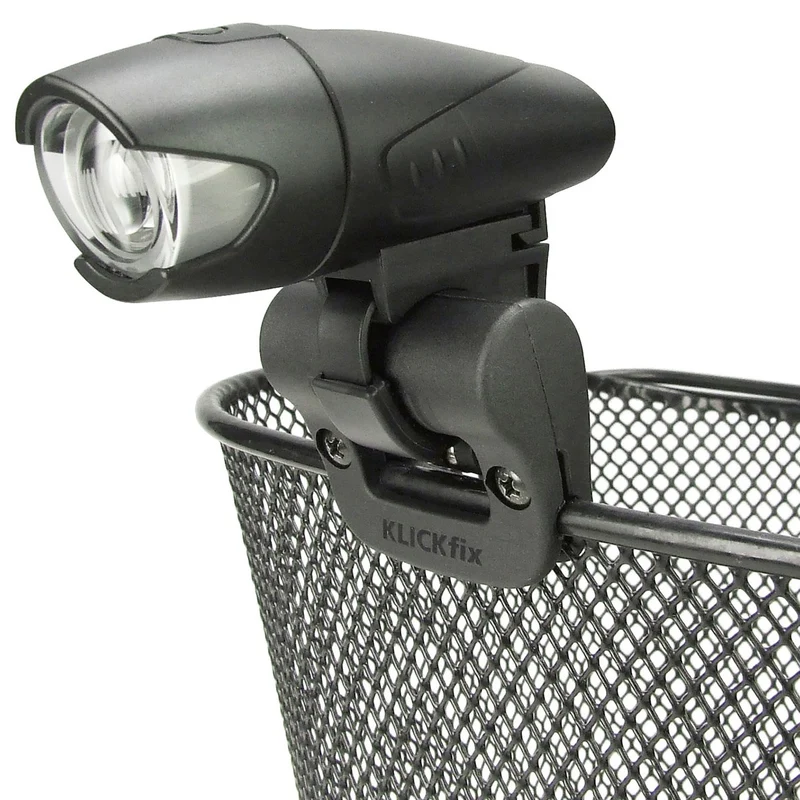 Fixation pour feu sur panier de vélo Light clip KlickFix