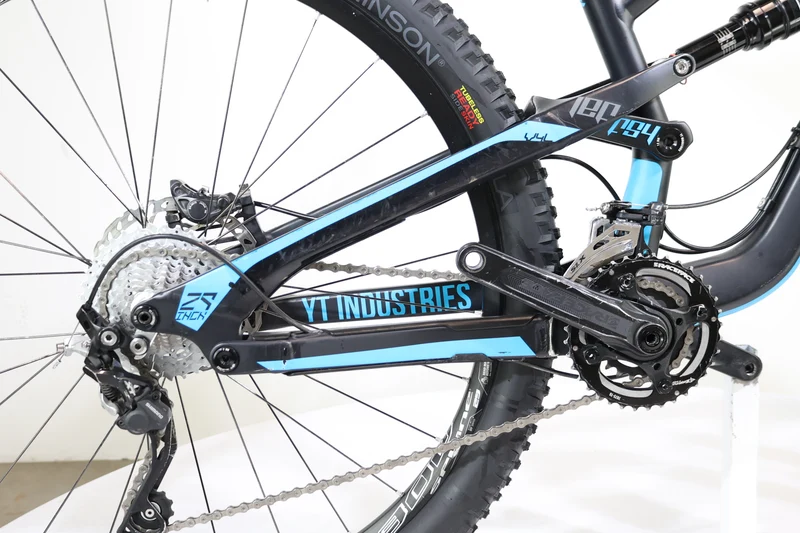 YT Jeffsy CF Comp 2 AL Black Pearl Blue Lagoon 2016 3146