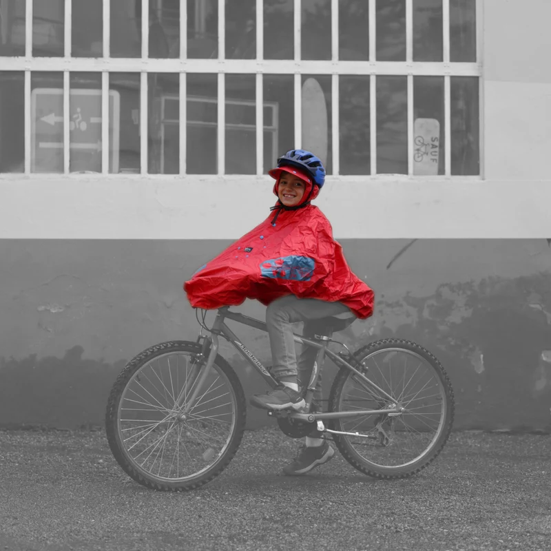 Poncho pluie étanche siège vélo et enfant Fulap Jr Spad de ville