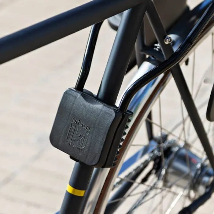 Siège vélo enfant arrière sur cadre Urban Iki noir